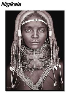 an african woman with braids on her head