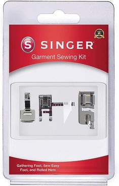 the singer garment sewing kit is packaged in a package