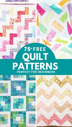 four free quilt patterns for beginners