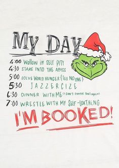 the grin face t - shirt has been altered to say i'm booked