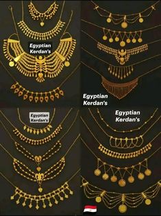 #التراث_المصرى #�مصر كردان مصري كردان هلالي كردان اتون كردان عش العروسة #jewelry #accessories #accessoriesjewelry #jewelryaddict #jewelrylover #accessory #egypt Gold Egyptian Jewelry, Ancient Egyptian Accessories, Egyptian Style Jewelry, Egyptologist Aesthetic, Egypt Accessories, Egyptian Jewelry Ancient, Egypt Inspiration, Egyptian Design Pattern, Ancient Egyptian Fashion