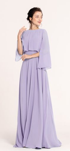 The popular lavender color is so beautiful! Modest round neck and covered back, long sleeves a little bit see through, elegant A line skirt with floor length. Modest Lilac Bridesmaid Dresses, Modest Bridesmaid Dresses With Sleeves Green, Lilac Bridesmaid Dresses With Sleeves, Simple Purple Dress Long Sleeve, Modest Lavender Bridesmaid Dresses, Lilac Dress Formal Long Sleeve, Modest Dresses Long Sleeve, Long Sleeves Bridesmaid Dresses, Modest Bridesmaid Dresses Long Sleeve