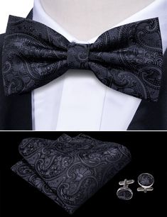 Free Shipping Include: Cummerbund? Handkerchief? Cufflinks?and Bow tie Material: Silk Cummerbund Size:Total?length:?29.5"-38.6"? ?Width:?4.7" Dapper Black Tie With Pocket Square, Black Formal Pocket Square, Black Pocket Square For Formal Occasions, Classic Black Pocket Square For Wedding, Classic Black Pocket Square Gift, Elegant Black Pocket Square For Gift, Elegant Black Pocket Square As Gift, Dapper Black Ties For Gift, Dapper Black Tie For Gift