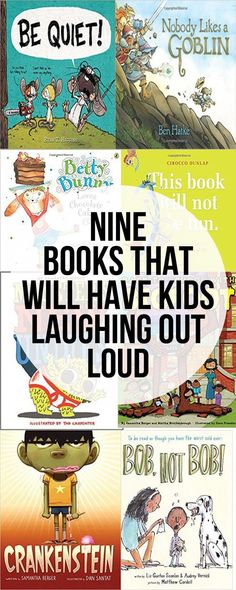 nine books that will have kids laughing out loud