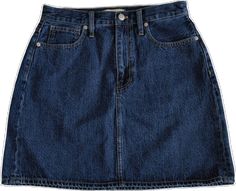 Classic High Rise Blue Denim Skirt, Classic Blue Mid-rise Denim Skirt, Classic High Waist Blue Denim Skirt, Long Ruffle Skirt, Madewell Skirt, Flared Mini Skirt, Blue Denim Skirt, Black Denim Skirt, Denim Jean Skirt