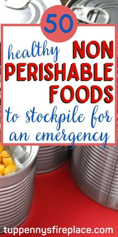 Best non perishable food list for emergency preparedness that you need. Non perishable food list survival kits when you need emergency supplies. Healthy non-perishable food emergency preparedness food storage is what you need. Meal plan to organize your emergency food supply in advance, Survival prepping and emergency supplies are essential during hurricane season and natural disasters. Non perishable food supply emergency kits. Non Perishable Foods List For Homeless, Emergency Preparedness Kit List, Non Perishable Food, Foods To Stockpile, Storing Food Long Term, Storm Preparedness, Emergency Rations, Emergency Preparedness Plan, Emergency Preparedness Items