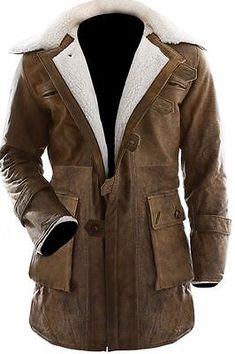 Trendy Fashion Bane Jacket Genuine Cow Hide Leather Buffing Brown Trench Coat Dark Knight Rises, Mens winter Coats jacket Bane Jacket, Brown Trench Coat, Mens Leather Coats, Leather Jackets For Men, Dark Knight Rises, Fur Leather Jacket, Long Leather Coat, Womens Biker Jacket, Leather Coats