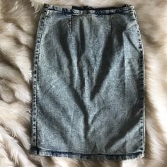 Nwt Denim Acid Wash Lana Classic Midi Pencil Skirt From Cotton On With A Zip Up Back & Clasp To Close, Size 2 Midi Pencil Skirt, Midi Skirt Pencil, Women Skirts Midi, Acid Wash, Cotton On, Pencil Skirt, Midi Skirt, Zip Ups, Womens Skirt