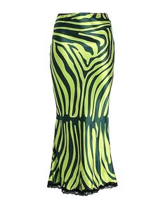 TOPSHOP | Acid green Women‘s Maxi Skirts | YOOX Green Stretch Bottoms With Lace Trim, High Rise Skirt, Womens Maxi Skirts, Ralph Lauren Outfits, Green Lace, Green Skirt, Maxi Skirts, Lime Green, Sustainable Fashion