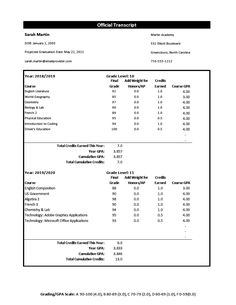 the table shows that there are many different types of numbers in this text, and it is