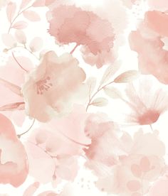 sample watercolor bouquet wallpaper in blush from the blooms second edition resource library 1 Bouquet Wallpaper, Watercolor Floral Wallpaper, Soft Gradient, Blush Wallpaper, Product Knowledge, York Wallpaper, Pattern Watercolor, Drops Patterns, Watercolor Bouquet