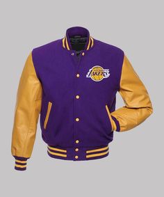 Lakers Jacket, Nba Jacket, Leather Sleeve Jacket, Kobe Bryant Black Mamba, Leather Varsity Jackets, Varsity Letterman Jackets, College Jackets, Baseball Varsity Jacket, Leather Sleeves