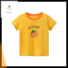 Unmissable! Check out this Orange T Shirt only at $17.99. #BabyApparel #TinyFashionistas #InfantFashion #BabyFashionista #ShopSmall #USAKidsFashion #BabyEssentials #BabyGift #OrganicBabyClothes #KidsFashion Casual Spring T-shirt With Cute Design, Orange Cotton Tops With Cartoon Print, Orange Cotton Top With Cartoon Print, Playful Orange Tops For Summer, Playful Orange Summer Tops, Playful Cotton T-shirt For Spring, Family Matching Cartoon Print Cotton Tops, Family Matching Cotton Tops With Cartoon Print, Summer Cartoon Print Graphic Tee Shirt