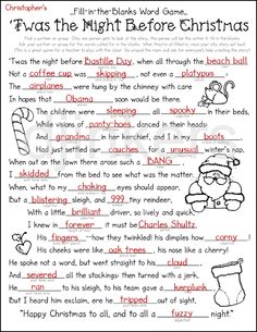 a christmas themed worksheet with words and pictures to help students learn how to read the