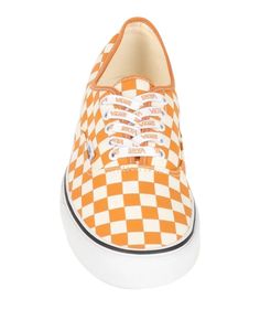 These classic checked sneakers provide comfortable style and longevity. Made from a durable canvas upper accented with clean lines and your favorite logo, subtle details keep eyes engaged. Soft fabric interior and padded tongue deliver plush wear for all-day activity. Dependable rubber sole grips pavement while round toe and lace closure provide custom fit. Low-top silhouette pairs effortlessly with apparel from casual to athletics. Laces allow loosening for air or tightening as needed. Vans Lace-up Canvas Shoes, Retro Vans Sneakers, Vans Lace-up Canvas Shoes With Gum Sole, Orange Sporty Lace-up Canvas Shoes, Sporty Orange Lace-up Canvas Shoes, Vans Lace-up Sports Canvas Shoes, Custom Canvas Sneakers With Rubber Waffle Outsoles, Vans Low-top Cotton Sneakers, Custom Lace-up Canvas Sneakers With Rubber Waffle Outsoles