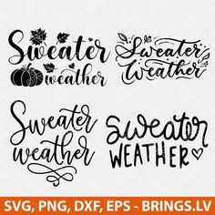 svg, png, dxf and eps files for the fall season