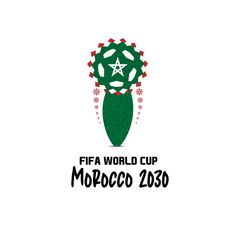 the official logo for the world cup in morocco, designed by graphic artist and designer