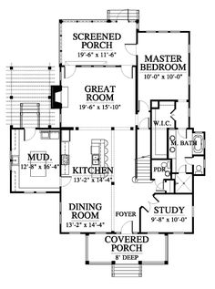 this is the first floor plan for these house plans