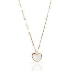 rose gold heart shell pendant necklace waterproof jewelry Rose Gold Heart Beads Necklace, Rose Gold Necklaces With Delicate Chain For Valentine's Day, Rose Gold Heart Necklace With Heart Beads, Rose Gold Heart-shaped Necklace With Heart Beads, Dainty Rose Gold Heart Beads Necklace, Feminine Rose Gold Necklaces For Valentine's Day, Feminine Rose Gold Heart Pendant Necklace, Feminine Rose Gold Necklace For Valentine's Day, Everyday Jewelry Gold