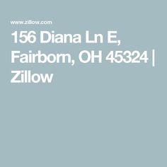 the text is in white on a light blue background, and it says,'156 diaa l e, fairborn, oh 53344 / willow