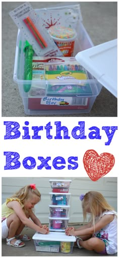 Birthday Boxes for the Food Pantry:  A great way to help your little one think of others around the time of their birthday! Birthday Box Ideas, Homeless Care Package, Service Projects For Kids, Service Project Ideas, Charity Work Ideas, Birthday Boxes, Community Service Ideas, Mission Projects, Community Service Projects