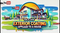 this is how exterior coating applied to a house