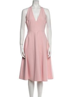 Halston Heritage A-Line DressPinkSleeveless with V-NeckDesigner Fit: Dresses by Halston Heritage typically fit true to size. Halston Dress, Zimmermann Dress, Halston Heritage, Midi Length Dress, Outerwear Sweater, Shirt Accessories, Hoodie Dress, Dress Pattern, Sweater Accessories