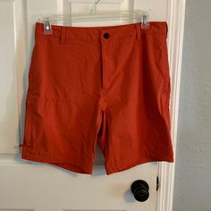 North Face Men’s Shorts. Dry Fit Material. Beautiful Orange/Brown Color. Never Worn. Size 34 Casual Shorts By The North Face For Outdoor Activities, Brown Shorts For Outdoor Activities In Summer, Brown Shorts For Summer Outdoor Activities, Brown Shorts For Outdoor Summer Activities, Brown Summer Shorts For Outdoor, The North Face Summer Outdoor Bottoms, Summer Bottoms With Pockets By The North Face, The North Face Short Bottoms With Pockets, Orange Brown Color