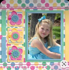 Baby Girl Scrapbook Page Ideas, Color Me Happy, Scrapbook Pictures