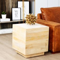 a living room with a couch, chair and coffee table