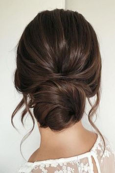 Messy Hair Updo, Wedding Hair Inspiration, Low Bun, Wedding Hairstyles Updo, Wedding Updo, Bridal Hair And Makeup, Wedding Hair And Makeup