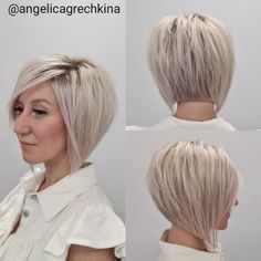 Hairstyles For Round Face, Kort Bob, Tapered Haircut, Stacked Bob Haircut, Beautiful Haircuts, Bob Hairstyles For Thick, Short Hair Hairstyles, Chin Length Hair, Bob Haircut For Fine Hair