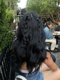 Bow Hairstyle, Ribbon Hairstyle, Hairstyle Inspo, Penteado Cabelo Curto, Hair Stylist Life, Hair Inspo Color