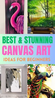 the best and stunning canvas art ideas for beginners