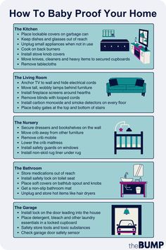 an info sheet describing how to prepare for the baby's bed in their house