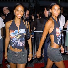 Eve 2000s Fashion, Love Dont Cost A Thing Outfits, Mens V Neck Sweater Outfits, Summer 2000 Outfits, 2000s Black Women Fashion, 2000s Black Fashion, Y2k Apocalypse, Y2k Outfits Brown, Y2k Outfits Codes