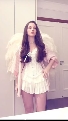 Victorias Secret Angel Outfits, Victoria Secret Halloween Costume Ideas, Victoria’s Secret Angel Halloween Outfit, Vs Angles Halloween, Halloween Victoria Secret Angel, Victoria’s Secret Halloween Costume, Vs Angels Costume, Victoria's Secret Angel Costume, Pink Angel Costume