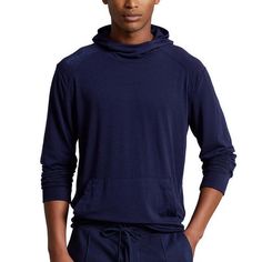 New With Tag Rlx Ralph Lauren Rlx Classic Fit Performance Hoodie Color: Navy Attached Hood Long Sleeves With Banded Cuffs, Banded Hem Kangaroo Pocket Reflective "Rlx Ralph Lauren" Printed At The Right Shoulder Imported Material & Care 76% Recycled Polyester/19% Lyocell/5% Elastane Machine Wash Fits True To Size, Order Your Normal Size Designed For A Classic Fit Size Medium Has A 27.75" Body Length (Front And Back), An 18.5" Shoulder, A 43" Chest, And A 34.5" Sleeve Length Sleeve Length Is Taken Navy Hooded Top For Fall, Navy Long Sleeve Casual Hoodie, Navy Hoodie For Fall, Casual Sports Hoodie With Funnel Neck, Casual Navy Hoodie For Loungewear, Navy Tops For Winter Loungewear, Sporty Funnel Neck Top For Loungewear, Sporty Navy Hoodie Top, Casual Funnel Neck Sports Top