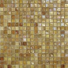 Iridium 5/8x5/8 Daffodil Iridescent Glass Tile SICIS Barbie Interior Design, Barbie Interior, Cool Tiles, Fireplace Facing, Iridescent Glass Tiles, Pretty Tiles, Gold Tile, Hexagonal Mosaic, Mosaic Flooring