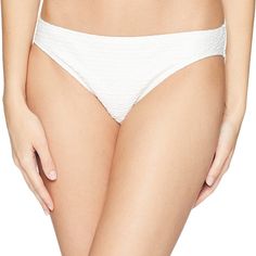 Michael Michael Kors Women's Sea Side Texture Classic Bikini Bottoms Textured Fitted Swimwear, Fitted Textured Swimwear, Fitted Textured Swimwear For Swimming, Spring Textured Swimwear For Pool, Textured Swimwear For Spring Poolside, Textured Swimwear For Poolside Spring, Textured Fitted Swimwear For Beachwear, Fitted Textured Swimwear For Beachwear, Textured Fitted Swimwear For Beach Season