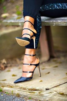 Elegant High Heels, Prom Heels, Sacramento California, Womens Stilettos, Black Strappy Heels, Heels Fashion, Super High Heels, Happy Mother, Stiletto Sandals