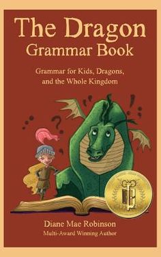 the dragon grammar book is shown with an image of a child