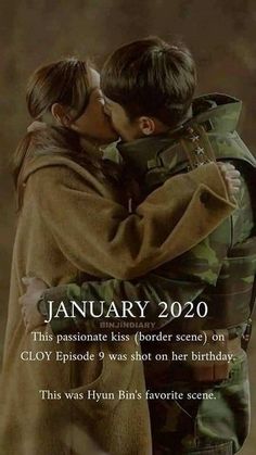 two children kissing each other with the caption january 20, 2020 this passionate kiss border scene on cloy episode 9 was shot on her birthday