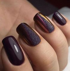 Shellac Nail Colors, Fall Gel Nails, Super Nails, Nail Swag, Black Nail, Fall Nail Colors, China Glaze, Fabulous Nails, Nail Shop