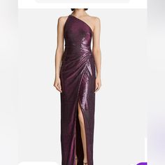 Gorgeous Never Worn Halston Adriana Sequin Gown.