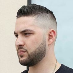 Fake It 'Til You Make It: The 40 Hottest Faux Hawk Haircuts for Men Faux Hawk Men, Short Faux Hawk, Fohawk Haircut, Short Mohawk, Fade Haircut Designs, Balding Mens Hairstyles