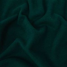 the dark green fabric is very soft