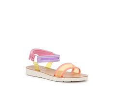 Mix No. 6 Alex Sandal - Kids' - Free Shipping | DSW Playful Non-slip Multicolor Sandals, Playful Open Toe Plastic Sandals, Playful Multicolor Non-slip Sandals, Playful Plastic Sandals For Summer, Playful Plastic Sandals For Spring, Adjustable Sandals For Spring Playtime, Adjustable Plastic Sandals For Spring, Playful Spring Sandals, Playful Multicolor Open Toe Sandals