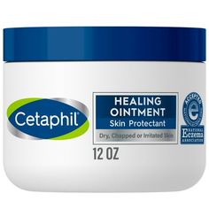 CETAPHIL Healing Ointment is clinically proven to heal, protect and hydrate extremely dry skin. This healing ointment is specially formulated with a high concentration of skin protectant petrolatum to quickly protect and heal dry, irritated skin. Enriched with shea butter to soften, smooth and hydrate, as well as vitamin E to improve skins resilience. 89% reported noticeable improvement in their skin texture in 1 week. This advanced formula absorbs quickly without leaving behind a greasy residue Extremely Dry Skin, Cracked Hands, Healing Ointment, Skin Care Lotions, Dry Sensitive Skin, Cosmetic Skin Care, Dermatologist Recommended, Chapped Lips, Health Skin Care