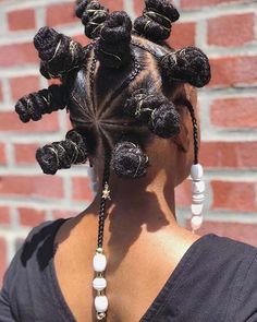 Bantu Knots With Braids, Afro Hair Styles, Bantu Knots Hairstyles, Hairstyles With Braids, Natural Hair Braids